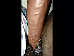 Coño peludo cremoso