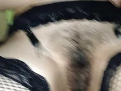 Me encanta mi coño peludo gf negro real