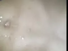 Calentamiento con consolador novia