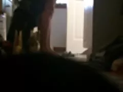 Rapidito en el baño con la esposa antes de salir