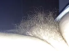 El hinchada bush peludo de mi esposa.