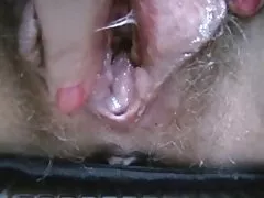 Coño peludo mojado