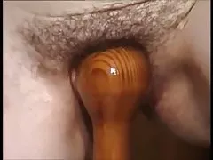 Coño peludo, medias, gode y otros...